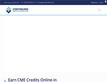 Tablet Screenshot of cmeonline.net